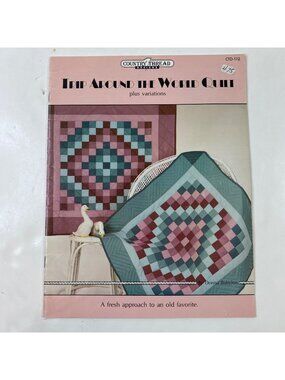 Trip Around The World Quilt Pattern Vintage Crafting Humor Sewing Design